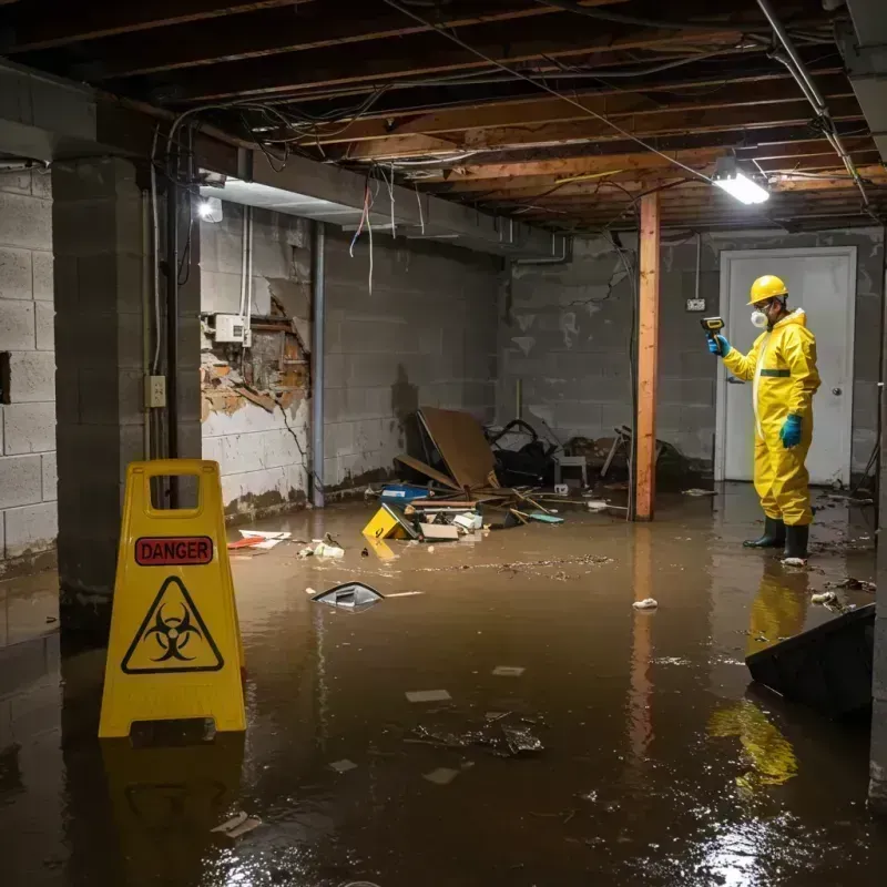 Flooded Basement Electrical Hazard in South Thomaston, ME Property